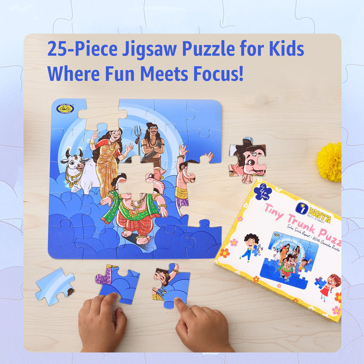 Ganesha with Family Jigsaw Puzzle for Kids