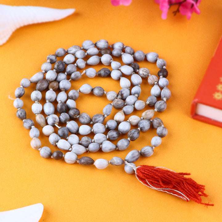 Original Vaijayanti Jaap Mala made with natural Vaijayanti seeds, traditionally used for prayer, meditation, and devotion to Lord Vishnu. India’s Premium Jap Mala Store- www.satvikstore.in
